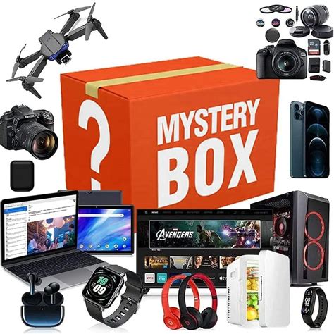 free mystery box with electronics.